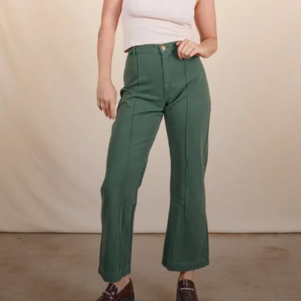 Big Bud Press Western Pants in Emerald